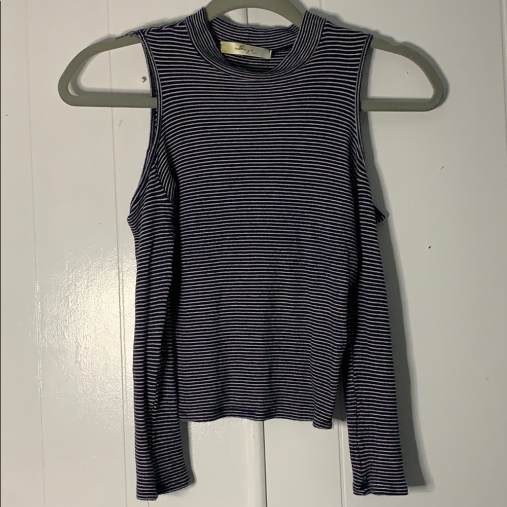 TRENDY OPEN LONG SLEEVE TOP